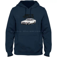 E34 &amp; Quot ; Drive The Classic &amp; Quot ; 100% Cotton Hoodie E34 Enthusiast E34 Lover E34 Tuning Bavarian Engine Works M5