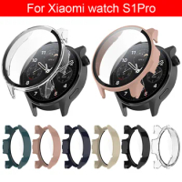 For Xiaomi Watch S1 Pro Glass+Cover Bumper Tempered Case Full Coverage Screen Protector For Xiaomi Mi Watch S1 Pro Accessories