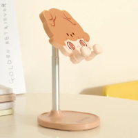 Pop Mart Dimoo Animal Kingdom Series Mobile Phone Holder Toys Doll Cute Anime Figure Desktop Ornaments Collection