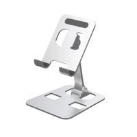 Portable Aluminum Alloy Phone Tablet Holder For iPad MiPad Samsung Tab MatePad Stand Mount Adjustable Flexible Mobile Stand