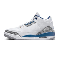 【NIKE 耐吉】休閒鞋 AIR JORDAN 3 RETRO MIDNIGHT NAVY 午夜藍 白藍 男鞋 CT8532-140
