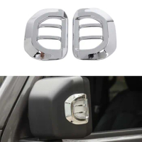 For Jeep JT Gladiator 2018+ Car Rearview Mirror Turning Light Lamp Decoration Cover Frame Trim Stickers Exterior Moldings