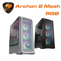 【COUGAR 美洲獅】Archon 2 Mesh RGB 電腦機殼(網狀通風前板 ARGB 中塔機箱)