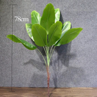 70/78cm Large Artificial Plants Tropical Banana Trees Palm Leafs Fake Plant Branch Plastic monstera Home Party Jungle Decoration