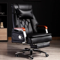 Recliner Office Chairs Ergonomic Black Comfy High Back Nordic Modern Gaming Chair Swivel Sillas De Oficina Luxury Furniture