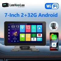 LeeKooLuu 7" Portable 2+32G Android Car Radio Video Player GPS Navigation Wireless CarPlay Android Auto Multimedia for VW Toyota