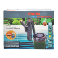 【EHEIM 伊罕】40型迷你小圓桶/小型外置過濾器/精巧外置式過濾桶/小圓筒(濾材升級版含石英石白餅藍餅)