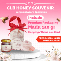 Madu CLB 50gr Souvenir Acara Nikah 25pcs Packaging Premium Paperbag Mini Kain Tile | BOLEH CUSTOM LA
