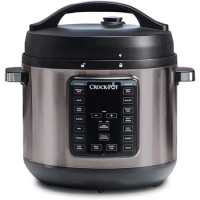 Quart Multi-Use XL Express Crock Programmable Slow Cooker and Pressure Cooker with Manual Pressure