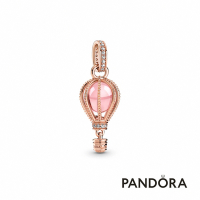 【Pandora官方直營】耀眼粉紅熱氣球吊飾