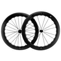 NEW 6560mm Clincher/Tubeless Wheels 700C Road Bicycle Wheelset U Shape Carbon Fiber Rim Brake