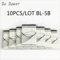 10PCS/LOT Do Dower Bateria BL-5B Battery For Nokia 5300 5320 N80 N83 6120C 7360 3220 3230 5070 BATTERY BL5B 890mAh