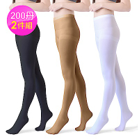 Dione 200丹超彈性 3D韻律配搭褲襪 (2雙)
