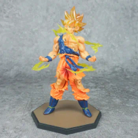 16cm Anime Son Goku Super Saiyan Figure Cartoon Dragon Ball Goku DBZ Action Model Toys Gift Collectible Figurines Kids Ornament