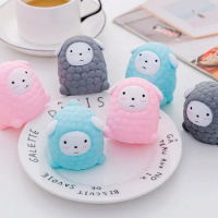 squishy cute sheep Squishes Slow Rising Funny Gifts Soft Sticky Venting Stress Relief Spoof Props Children Toys