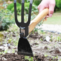 錳鋼小鋤頭老式挖地松土神器種地種菜花除草農用除草專用工具大全