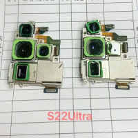 Tested OEM Main Rear Back Camera for Samsung Galaxy S22 Ultra 5G S908 S908B S908U Phone Parts