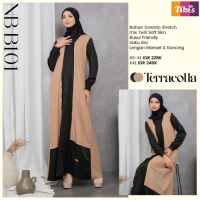 NB B101 GAMIS NIBRAS TERBARU / GAMIS NIBRAS ORIGINAL