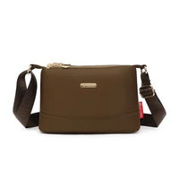 AOLONG Tas Selempang Wanita LILA 5212 Sling Bag Wanita Simple Cocok Untuk Daily Cokelat