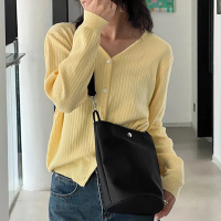 【MoonDy】包包 水桶包 牛津布 單肩包 黑色素面 斜背包 女生包包 腋下包 大容量包包 斜肩包 手