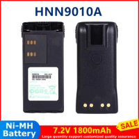 7.2V 1800mah Li-ion radio Battery HNN9010A High Capacity for Motorol Radio GP328 GP338 PTX760 PTX700 Walkie Talkie Lithium ion