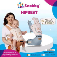 Snobby Girafy Series Gendongan Hipseat 6 Posisi - Gendongan Depan Bayi Coklat