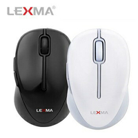 LEXMA M300R無線光學滑鼠(白色) [大買家]