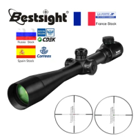 10-40x50 Rifle Scope Long Range Riflescope Side Wheel Parallax Optic Sight Rifle Hunting Scopes Sniper Rifle Sight