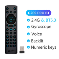 G20S PRO BT Backlit G10S G30S G40S G21 PRO RU MX3L Air Mouse Wireless Voice Remote IR Learning 2.4G Control for Android TV BOX