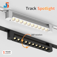 Commercial Track Light Adjustable Angle Track Light LED Anti-glare Track Spotlight Surface Mounted(w