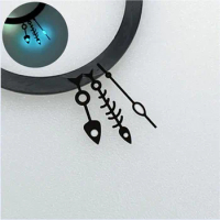 Strong Luminous Watch Hands 3PCS Fish Bone Needle Modify Ice Blue Pointer Diving Watch Needle For NH35 NH36