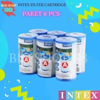 INTEX POMPA FILTER KOLAM RENANG KRYSTAL CLEAR NEW +6 FILTER
