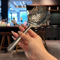 Mia  Dapur Multifungsi:  Plastik Tebal &  Garpu Stainless Tebal, Saringan Boba,  Besar - Food Grade 