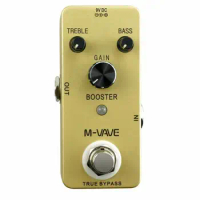 M-VAVE Pure Booster 2-Band EQ Guitar Effect Pedal True Bypass Fully Analog Metal Shell Guitar Parts Cuvave CUBE BABY