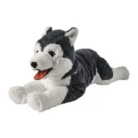 boneka, anjing/siberian husky, 57 cm