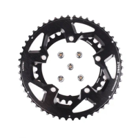 Stone Bike Round Double Chainring 110bcd 2x 52 36T 53 39T 54 40T 50 34 for Sram Red Rival S350 S900 Rotor Force 110 BCD 5 Bolts