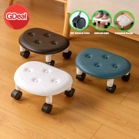 GDeal Universal Wheel 360degree Rotatable Small Chair Foot Pulley Moving Stool Children Chair With W
