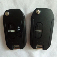 DAKATU 2/ 3 Button Modified Remote Flip Folding Car Key Case Key Shell For Mitsubishi Outlander Lancer EVO Colt Mirage MIT11