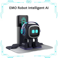 Emo Robot Intelligent Ai Emotional Communication Interactive Dialogue Recognition Emopet Desktop Companion Toy
