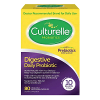 美國Culturelle 康萃樂成人益生菌+益生元100億，80粒膠囊