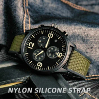 21mm 22mm High Quality Woven Nylon Silicone Bottom Strap for Tissot Speed Chi T116 Seiko No.5 SSB373P1 Mido Bracelet Watchband