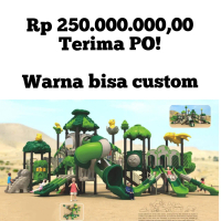 mainan playground outdoor perosotan jumbo rumah outdoor seluncuran