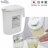asdfkitty*日本製 YAMADA 按壓式塑膠冷水壺-1800ML-裝果汁.飲料-正版商品
