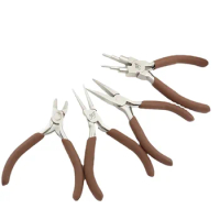 Jewelry Plier Round Nose Plier Wire-Cutter Pliers Wire Looping Forming Pliers Loop Size DIY Making Tools