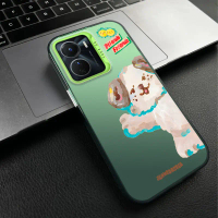 เคสโทรศัพท์ฝ้าบางเฉียบสำหรับ VIVO Y16 Y16 4G Y02S 4G Y56 5G Y35 5G ลูกสุนัข กึ่งโปร่งใส