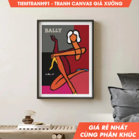 Tranh treo tường, Bernard Villemot, Bally Girl, Bally Diptyque Woman Poster, Wall Art Decor, Home De