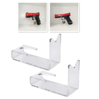 Handgun Guns Holder Acrylic Guns Rack Guns Holder Guns Display Stand Collection Toy Guns Stand Accessories