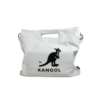 KANGOL 側背包 手提包 大容量 米白色 6025301001 noA78
