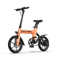 Eu Warehouse Hot Selling 2 Wheels 16 Inch Foldable Lithium Battery Light E-Bike And Portable Electric Bike Bicycle For Adult