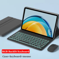 Backlit Keyboard Case with Mouse for Vivo Pad Air 2023 for Vivo Pad 11inch Detachable Magnetic RGB Bluetooth Keyboard Cover